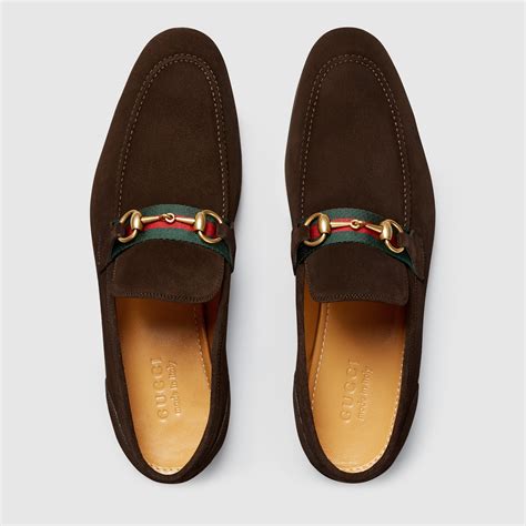 gucci suede loafers horsebit|gucci horsebit loafer men.